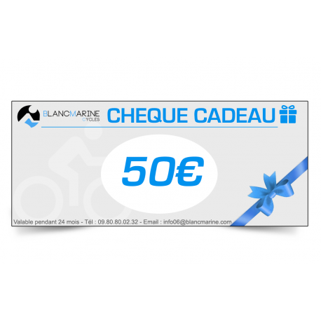 CHÈQUE CADEAU BLANC MARINE - 50 EUROS