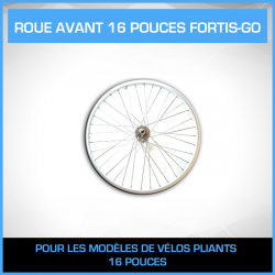 Roue avant 16 pouces