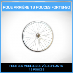 Roue 16 pouces Arrière