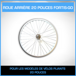 Roue 20 pouces Arrière