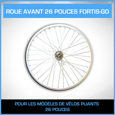 Roue 20 pouces avant