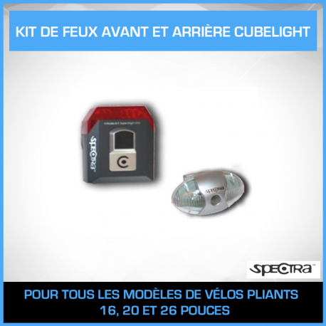 Kit de feux avant et arrière CUBELIGHT