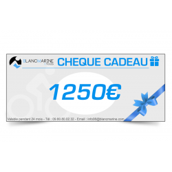 CHÈQUE CADEAU BLANC MARINE - 1250 EUROS