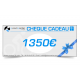 CHÈQUE CADEAU BLANC MARINE - 1350 EUROS