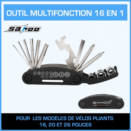 OUTIL MULTOFONCTION 16 EN 1 SAHOO