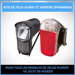 Kit de feux avant et arrière Spanninga Illico / Presto