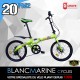 VÉLO PLIANT BLANC MARINE MODÈLE 20PM2, 3 OU 7 VITESSES - VERT