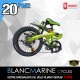 VÉLO PLIANT BLANC MARINE MODÈLE 20PM2, 3 OU 7 VITESSES - VERT