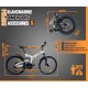 VTT PLIANT BLANC MARINE MODÈLE 26PM4, 7 VITESSES - PACK BASIQUE