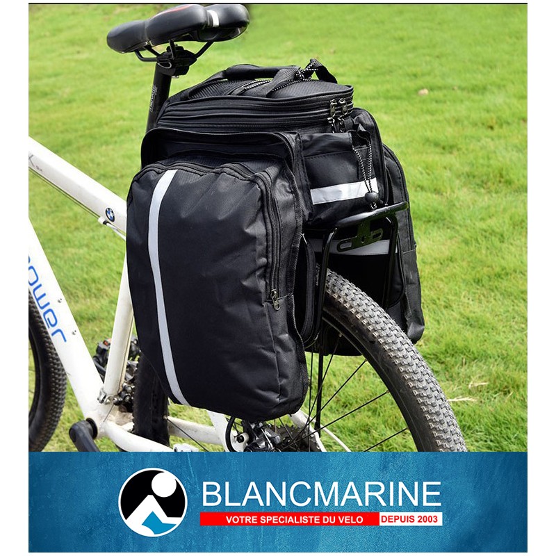 The7boX Sacoche De VéLo 30l Sacoche De Sacoche ArrièRe éTanche Sacoche De  Rangement pour VéLo Extensible