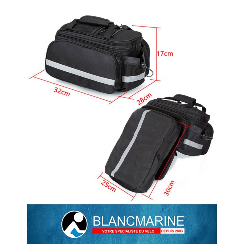 Sacoche pour porte bagages (avant/arrière) étanche pour vélo