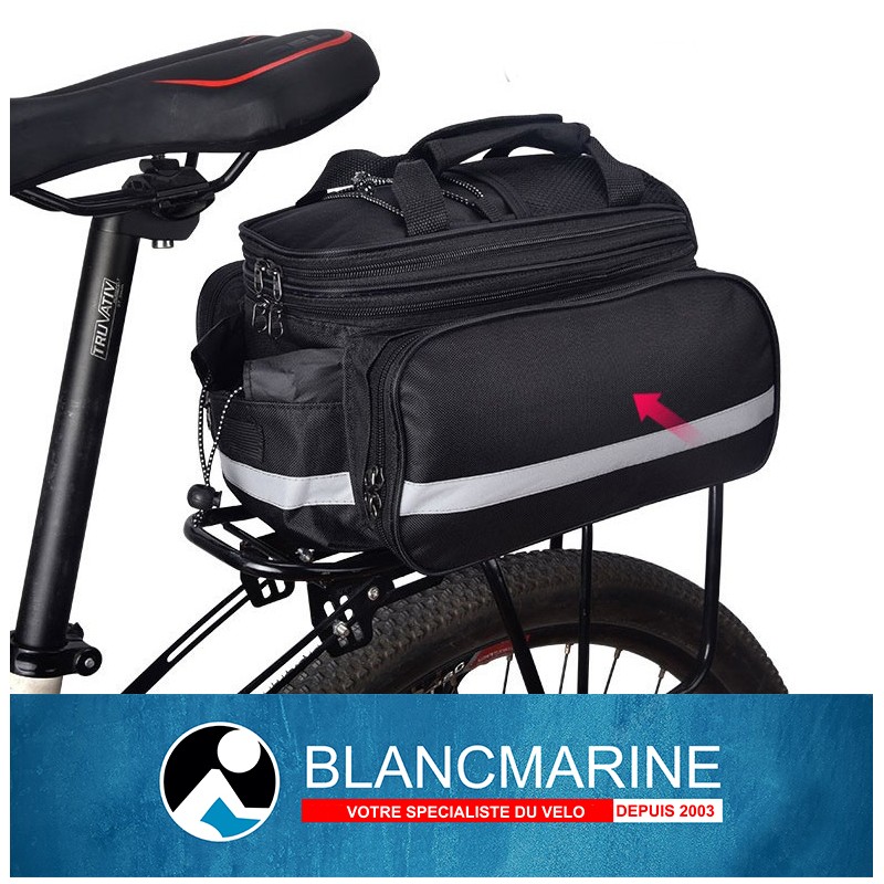 Bagagerie, Sacoche étanche, Sacoche porte-bagage velotaf Elviros : Elviros  - sacoche vélo 3 en 1 imperméable (v2, rouge)