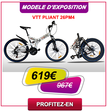 VÉLO PLIANT BLANC MARINE, MODÈLE 20PM3, PACK BASIQUE