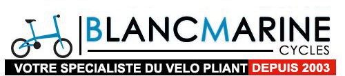 VELO PLIANT ET VTT PLIANT BLANC MARINE